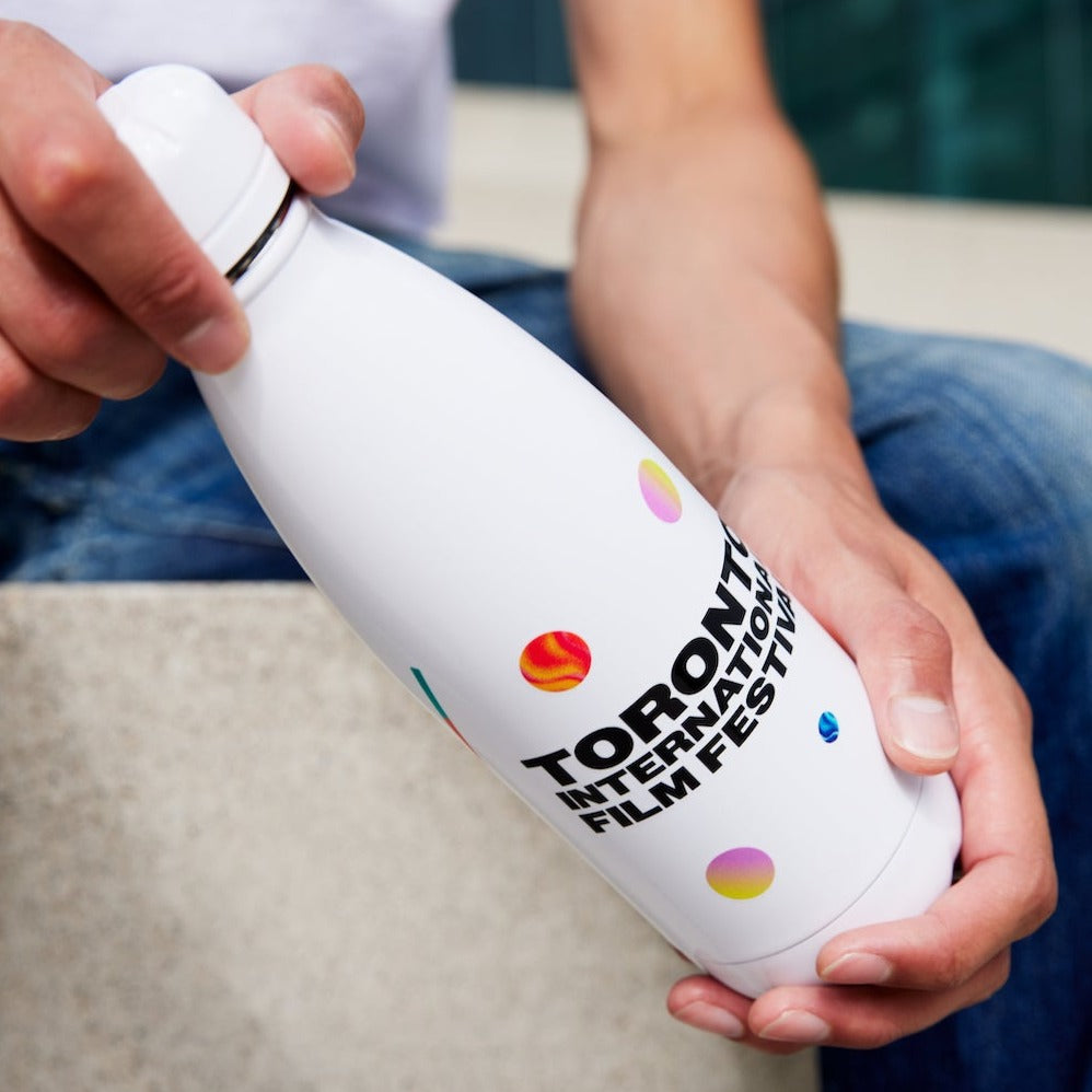 White TIFF 2023 water bottle