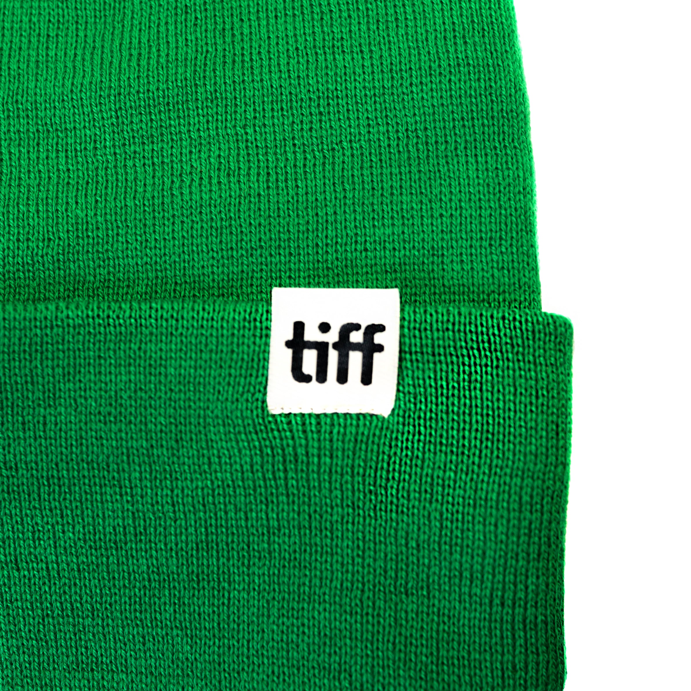 Kelly Green TIFF toque close up