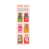 Cool Cats Magnetic Bookmarks