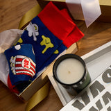 Main and Local Butt'r Popcorn Socks
