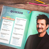 Pedro Pascal Coloring & Activity Book
