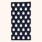 My Neighbor Totoro Chibi-Totoro Marushin Silhouette Bath Towel