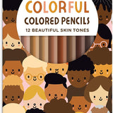 We Are Colorful Skin Tone Colored Pencils