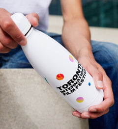 White TIFF 2023 water bottle