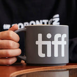 TIFF grey mug