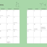 My Neighbor Totoro 2026 12-Month Weekly Planner