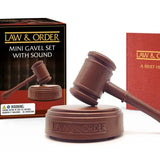 Law & Order: Mini Gavel Set with Sound