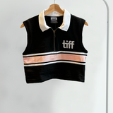 TIFF Sleeveless Crop Top