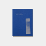The book cover for "Even as a Shadow, Even as a Dream" features a minimalist, deep blue design with a small, vertical, cloud-like image cutout on the right side and white title text at top left.