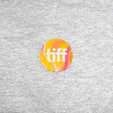 TIFF logo on grey t-shirt