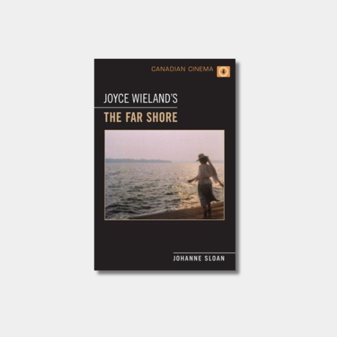 Book cover featuring a framed image of a person in a hat standing on a dock by a large body of water. The title is written in white and gold text above the image, with the author's name at the bottom