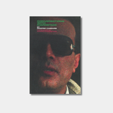 The book cover for "Conversations with Kiarostami" features a grainy, close-up photo of Abbas Kiarostami wearing his signature dark sunglasses.
