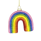 Rainbow Glass Ornament