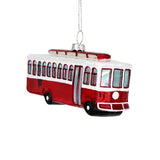 Trolly (Streetcar) Glass Ornament