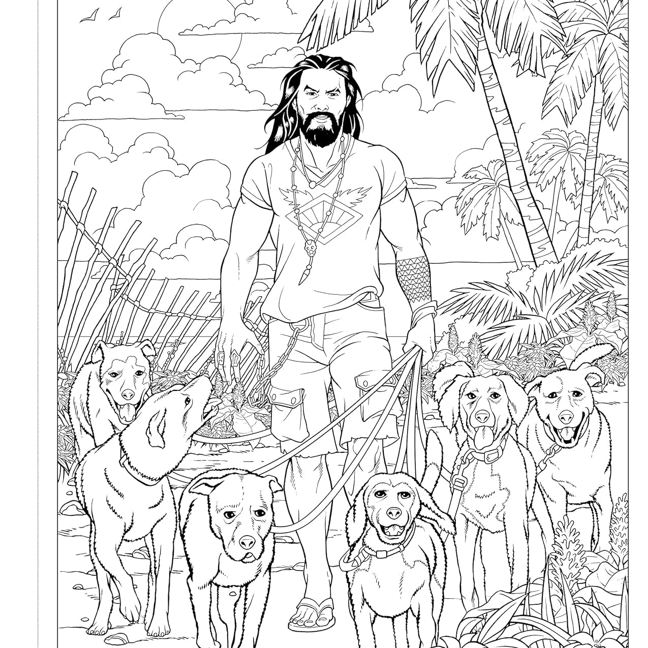 Crush and Color: Jason Momoa: A Coloring Book of Fantasies With an Epic Dreamboat