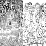 Horror Movies Adult Coloring Book
