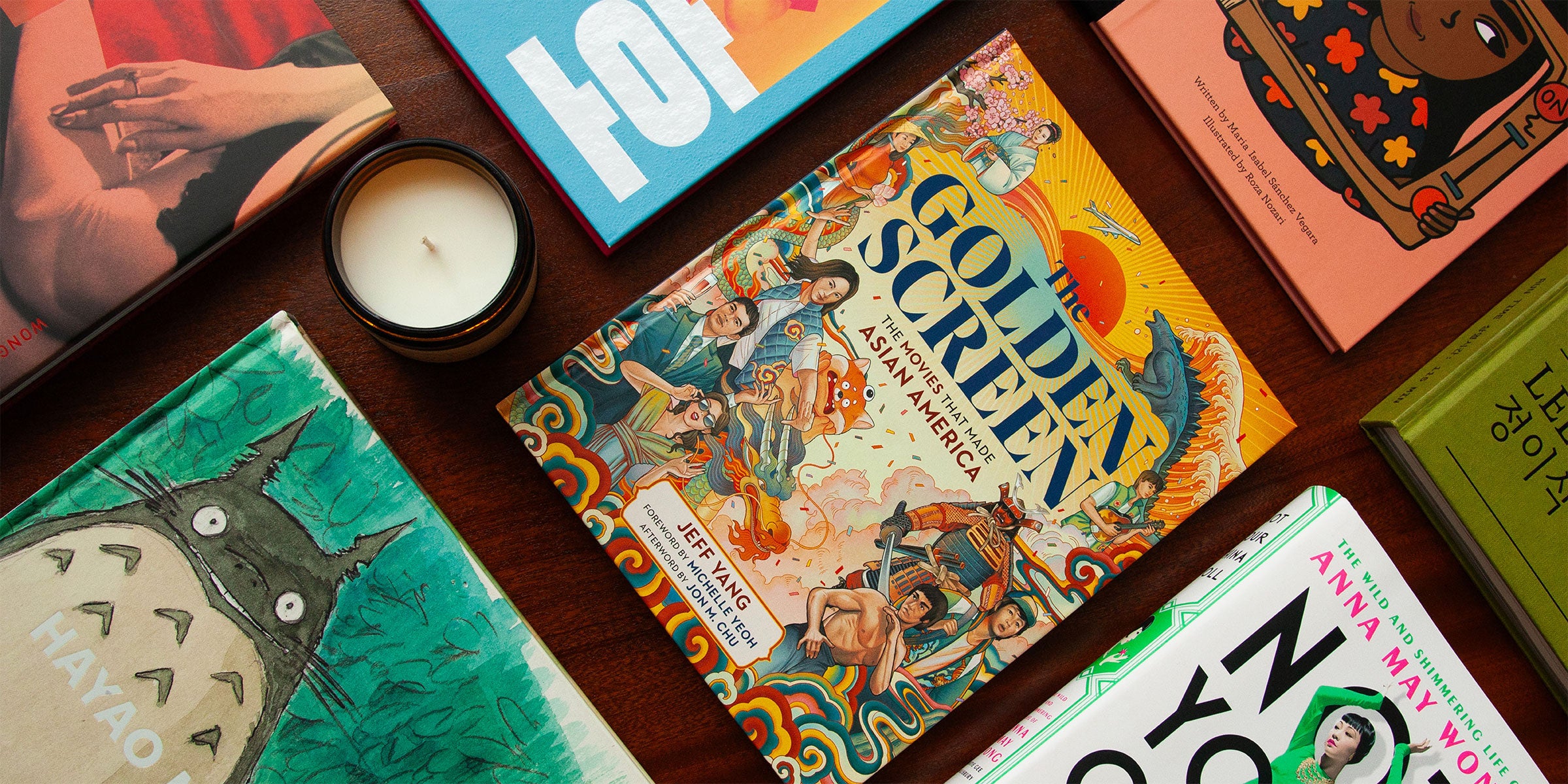 Image of books on a coffee table