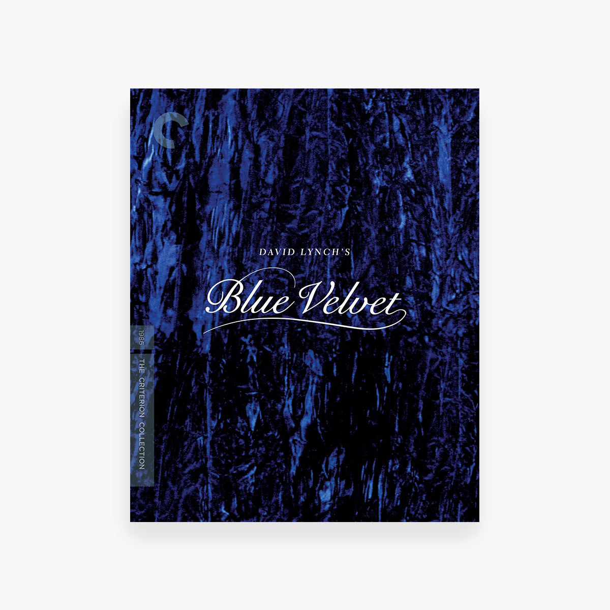 Cover of 'Blue Velvet' by David Lynch with blue and black abstract design