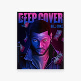 DVD cover for 'Deep Cover' featuring a person with neon lighting and money in the background.