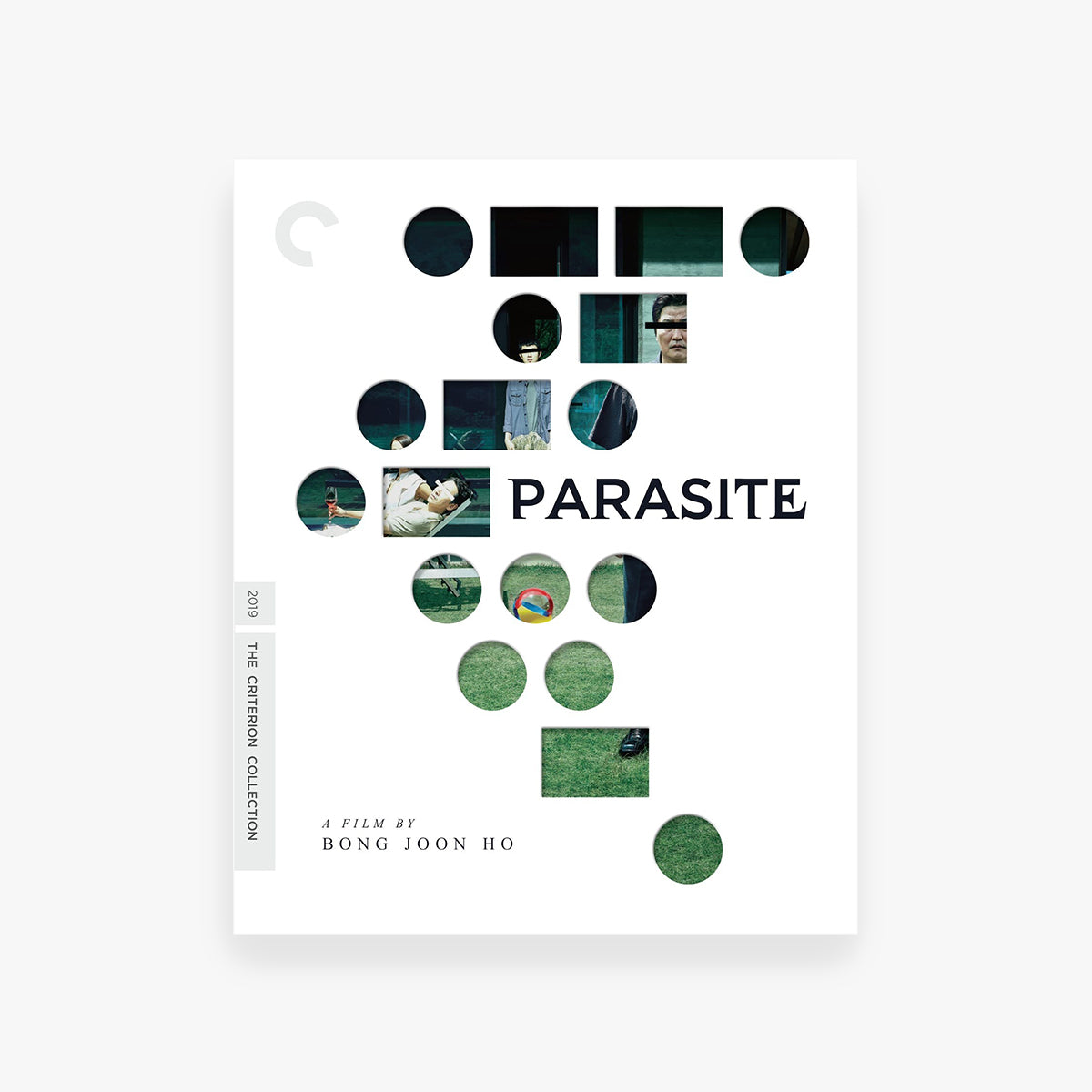 DVD cover of 'Parasite' from The Criterion Collection on a white background
