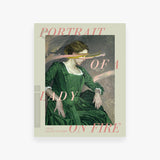 DVD cover of 'Portrait of a Lady on Fire' with a woman in a green dress.