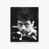 DVD cover for 'Raging Bull' featuring a boxer with a serious expression.