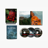 Sorcerer DVD packaging with cover, CDs, and images of a skull and mountain.