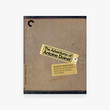 Cover of 'The Adventures of Antoine Doinel' Criterion Collection on a beige background with a yellow tag.