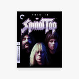 DVD cover of 'This Is Spinal Tap' with band members' faces on a black background