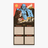 Classic Horror Movies 2026 Wall Calendar