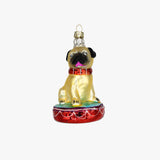 Pug on a Platform Ornament