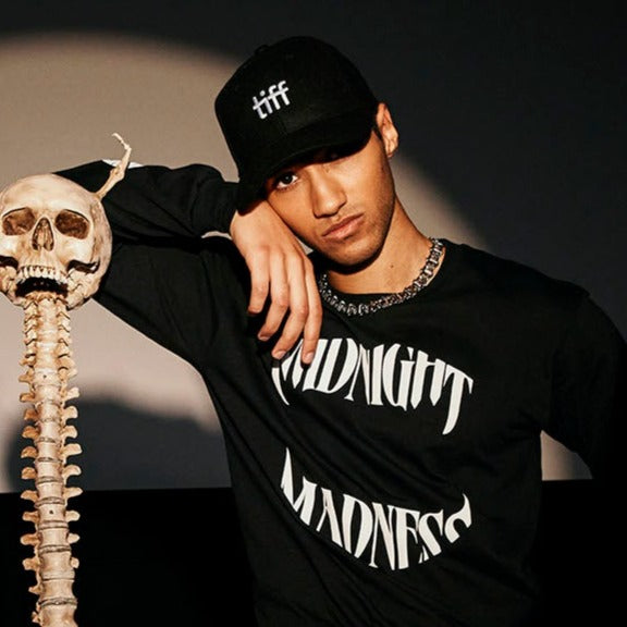 TIFF Midnight Madness fangs long sleeve tee