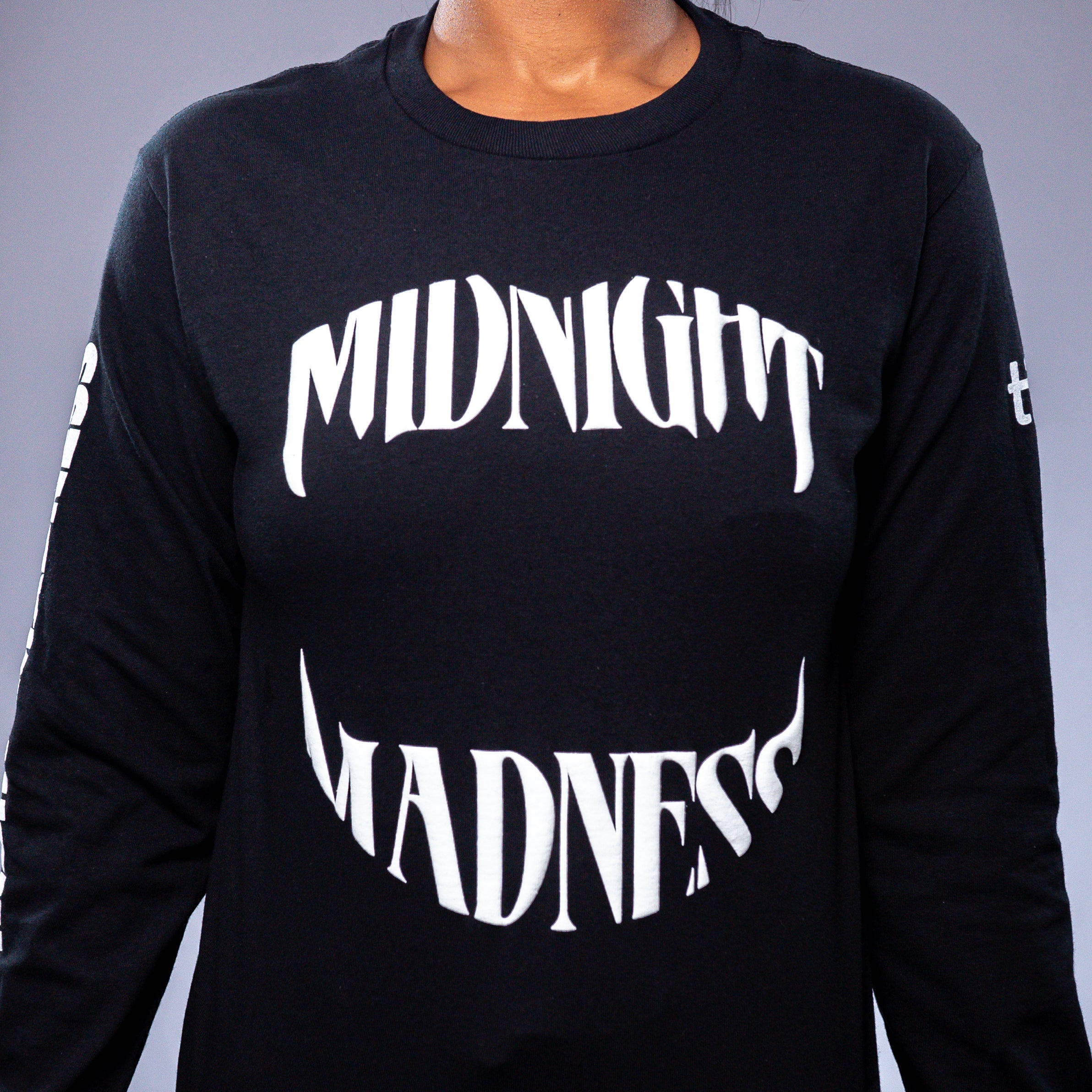 TIFF Midnight Madness fangs long sleeve tee