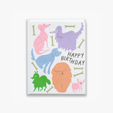Dogs, Dogs and More Dogs Birthday Card