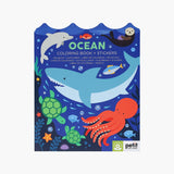 Ocean Coloring Book + Stickers