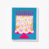 Pink Cake Dreams Birthday Card