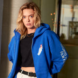 #TIFF24 Zip Hoodie, Blue