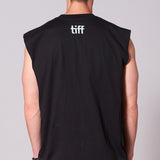 #TIFF24 Sleeveless Shirt, Black