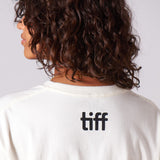 #TIFF24 T-shirt, Cream (Small Design)