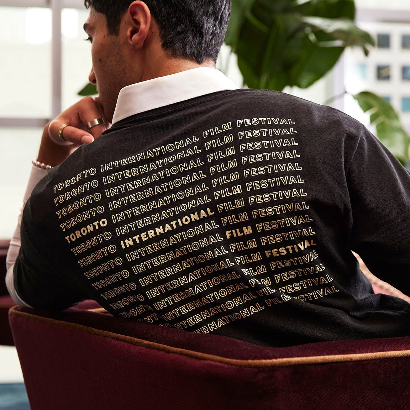 TIFF Repeater tee shirt in black