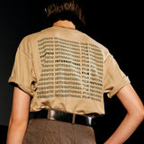 TIFF repeater tee in beige