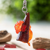 Howl's Moving Castle Hanging Calcifer Keychain