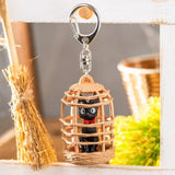 Kiki's Delivery Service Jiji In Cage Keychain