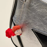 Ponyo Sekiguchi Flocked Keychain